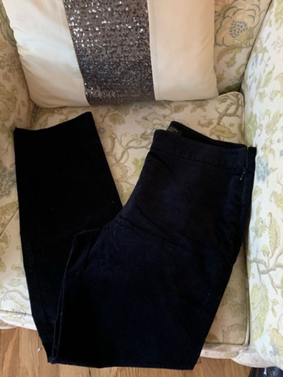 Talbots velour pants SZ 8